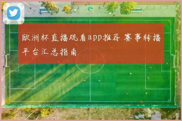 欧洲杯直播观看app推荐 赛事转播平台汇总指南