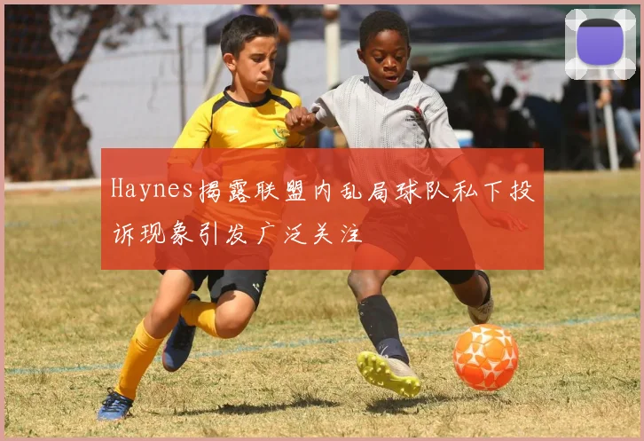 Haynes揭露联盟内乱局球队私下投诉现象引发广泛关注
